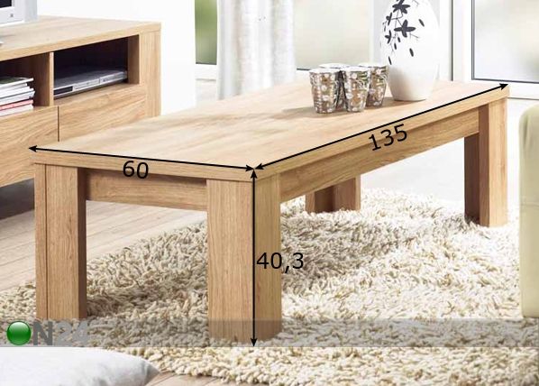 Diivanilaud Koll 60x135 cm mõõdud