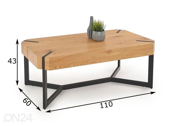 Diivanilaud Lavida 110x60 cm mõõdud