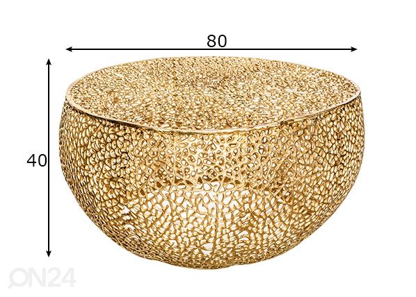 Diivanilaud Leaf mõõdud