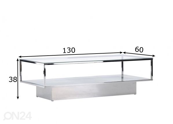 Diivanilaud Maglehem 130x60 cm mõõdud