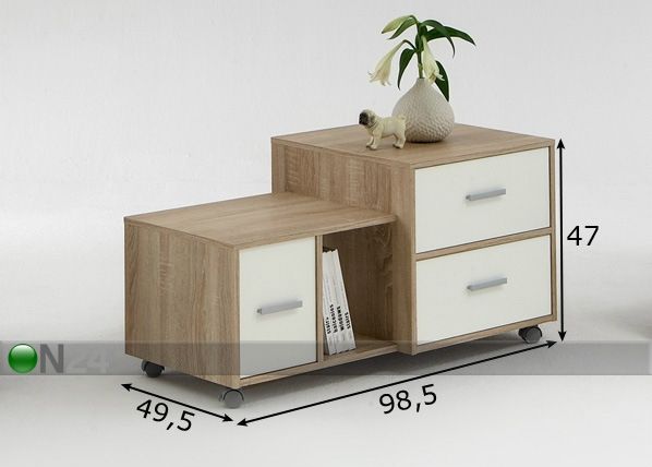 Diivanilaud Mia mõõdud