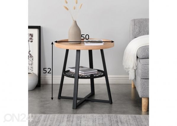 Diivanilaud Mode Ø 50 cm mõõdud