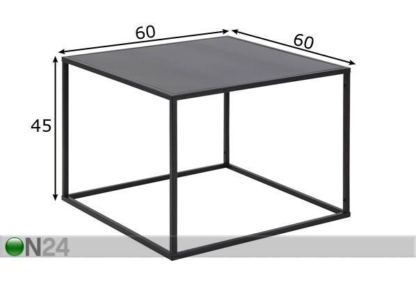Diivanilaud Newton 60x60 cm mõõdud