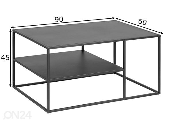 Diivanilaud Newton 90x60 cm mõõdud