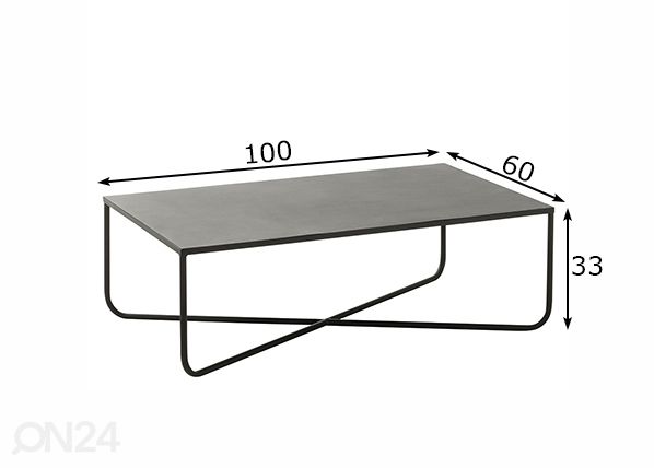 Diivanilaud Nivel 100x60 cm mõõdud