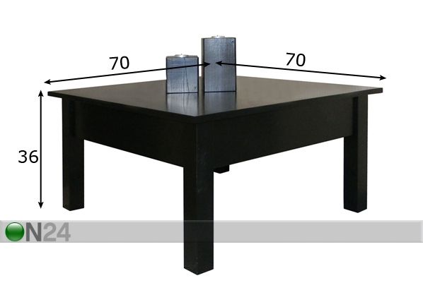 Diivanilaud Robi 70x70 cm mõõdud