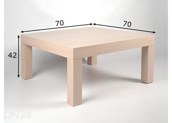 Diivanilaud Ruut 70x70 cm mõõdud