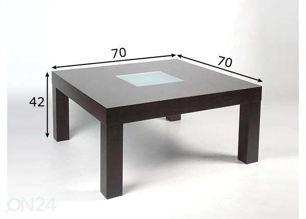 Diivanilaud Ruut 70x70 cm mõõdud