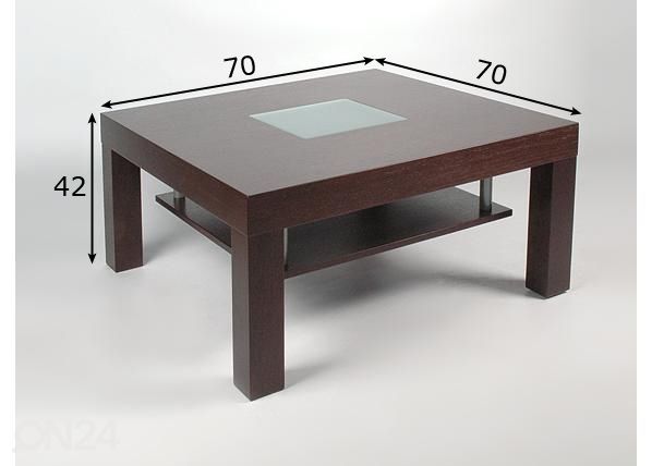 Diivanilaud Ruut 70x70 cm mõõdud