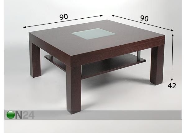 Diivanilaud Ruut 90x90cm mõõdud