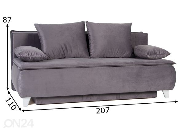 Diivanvoodi mõõdud