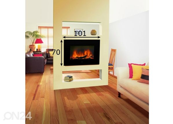 Dimplex elektrikamin seinale Modern SP29 mõõdud