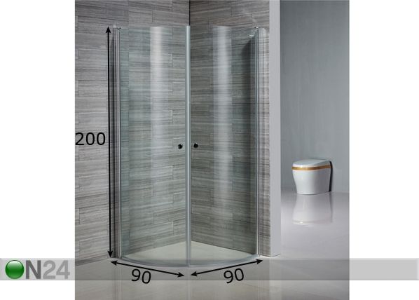 Dušinurk Harma mõõdud