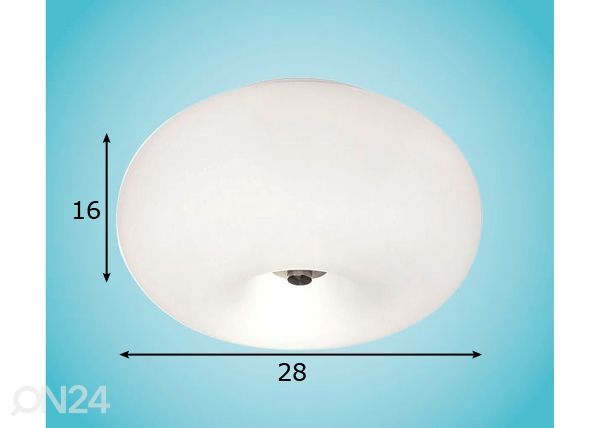 Eglo laevalgusti Optica Ø28cm mõõdud