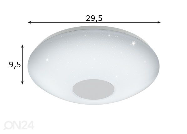 Eglo plafoonvalgusti Voltago 2 LED mõõdud