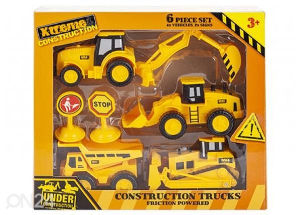 Ehitusautode komplekt 6 osa