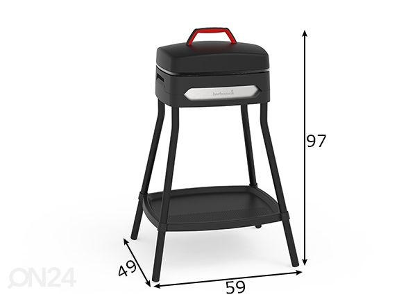 Elektrigrill Barbecook Alexia 5011 mõõdud