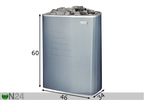 Elektrikeris Narvi Nova Electron 900 9 KW mõõdud