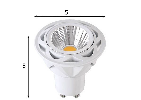 Elektripirn GU10 LED mõõdud