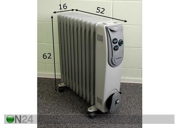 Elektriradiaator Cameron mõõdud
