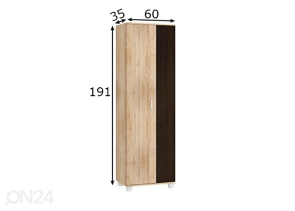 Esikukapp Con 60 cm mõõdud