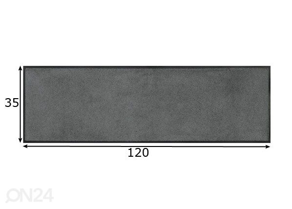 Esikumatt Monocolour 35x120 cm mõõdud