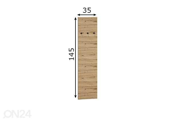 Esikunagi Porto 35 cm mõõdud