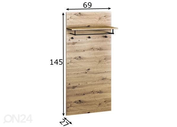 Esikunagi Porto 69 cm mõõdud