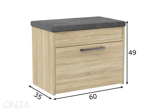 Esikupink mõõdud