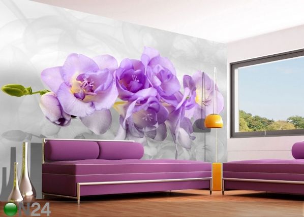 Fliis-fototapeet 3D orchid 360x270 cm