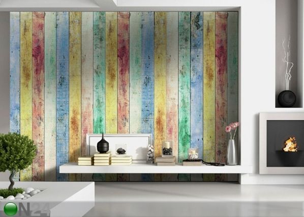 Fliis-fototapeet Boards 360x270 cm