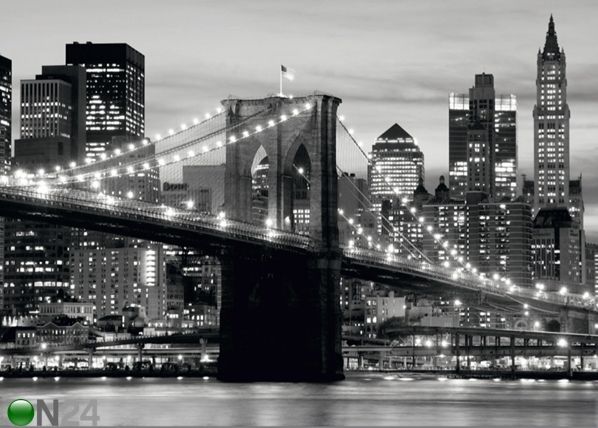 Fliis-fototapeet Brooklyn bridge 360x270 cm