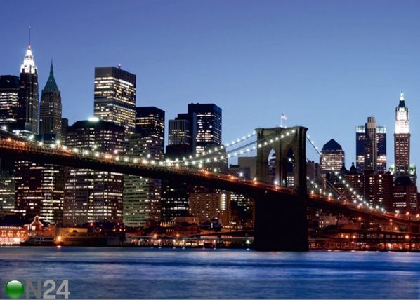 Fliis-fototapeet Brooklyn bridge 360x270 cm