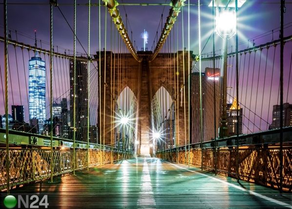 Fliis-fototapeet Brooklyn bridge 6 360x270 cm