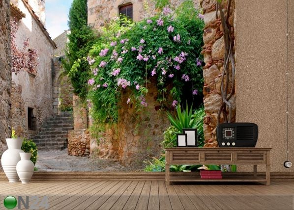 Fliis-fototapeet Courtyard 360x270 cm