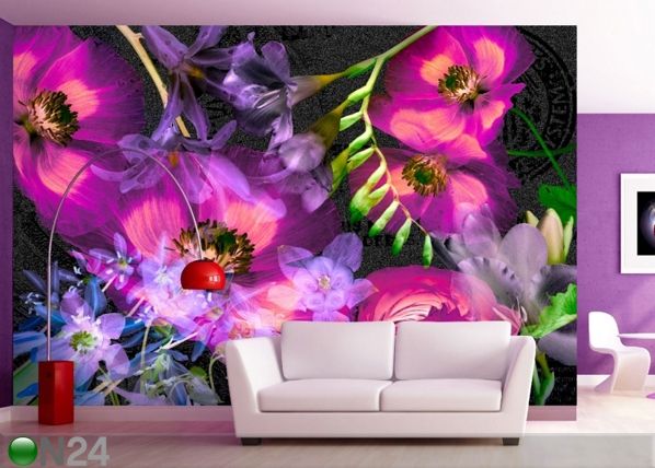 Fliis-fototapeet Flower 360x270 cm