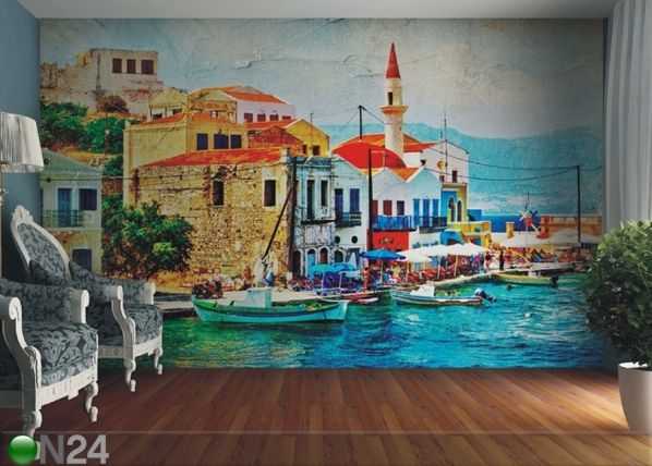 Fliis-fototapeet Harbor 360x270 cm