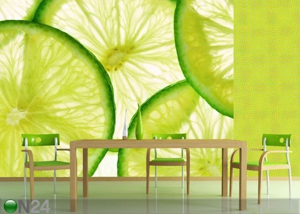 Fliis-fototapeet Lime 360x270 cm