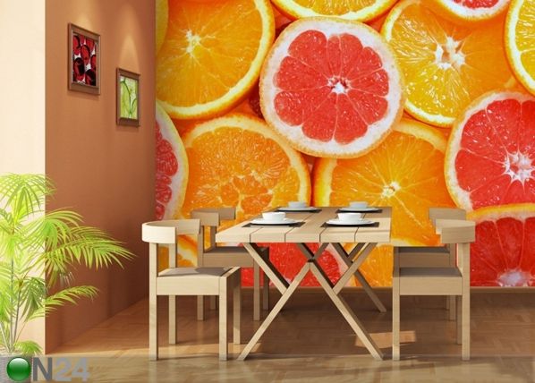 Fliis-fototapeet Oranges 360x270 cm