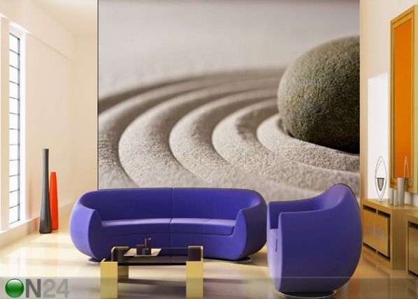 Fliis-fototapeet Stone in the sand 360x270 cm