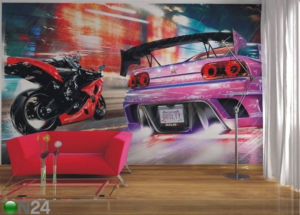 Fliis-fototapeet The race 360x270 cm