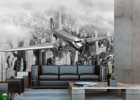 Fliis-fototapeet View of the city 360x270 cm