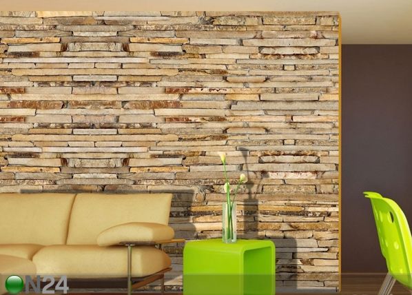 Fliis-fototapeet Wall Slate 360x270 cm