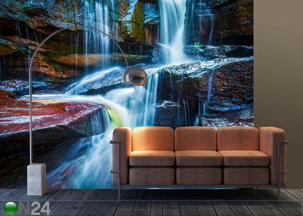 Fliis-fototapeet Water and stones 360x270 cm