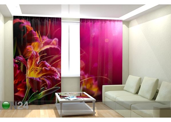 Fotokardinad Fire 300x260 cm