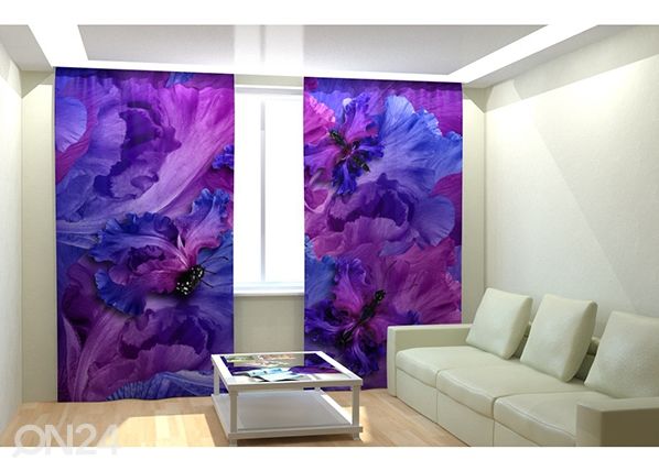 Fotokardinad Flower liblikas 300x260 cm