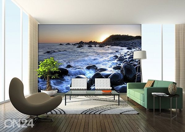 Fototapeet Sunset at sea 360x254 cm