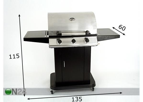 Gaasigrill mõõdud