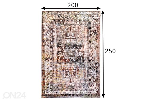 Gino Falcone vaip Adara 200x250 cm mõõdud
