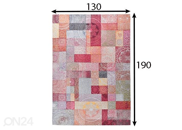 Gino Falcone vaip Cosima 130x190 cm mõõdud